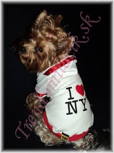 Tričko I LOVE NY - oblečenie a móda pre psov