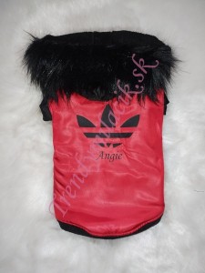 Zimná štýlová bunda s menom - oblečenie a móda pre psov